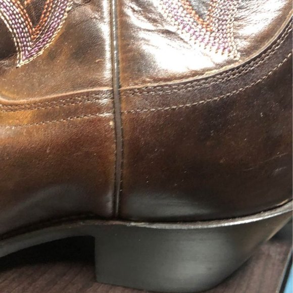 Leather Justin Boots - Brand New! Size 9 - Picture 3 of 5